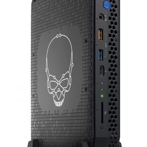 Intel NUC 11 ENTHUSIAST NUC11PHKi7CAA, Gaming Mini PC, Intel Core i7-1165G7, 2.8–4.7GHz, 16GB RAM, 512GB PCIe SSD, 28W Intel Iris Xe Graphics, NVIDIA GeForce RTX2060 Discrete Graphics w/6GB GDDR6，Win 10 Home
