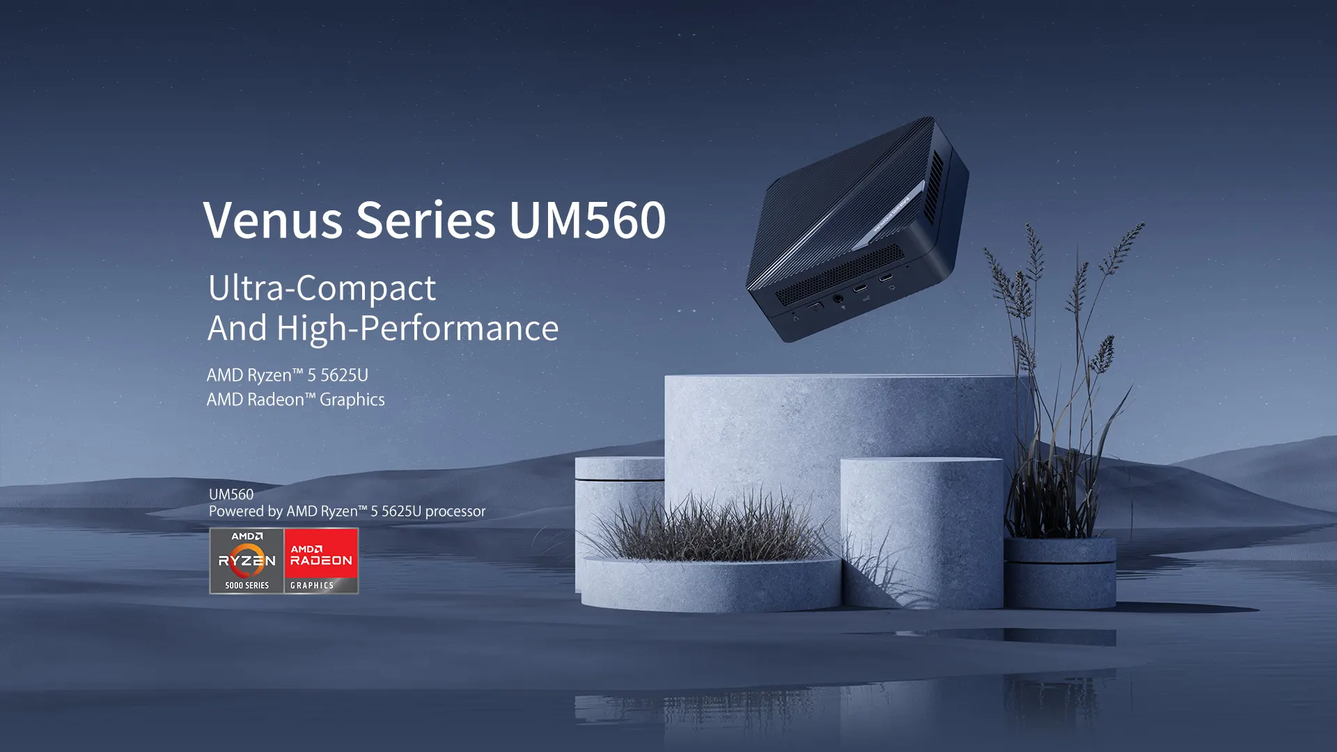 Minisforum Venus Series UM560 / UM580, AMD Ryzen 5 5625U, 7 5800H, mini pc