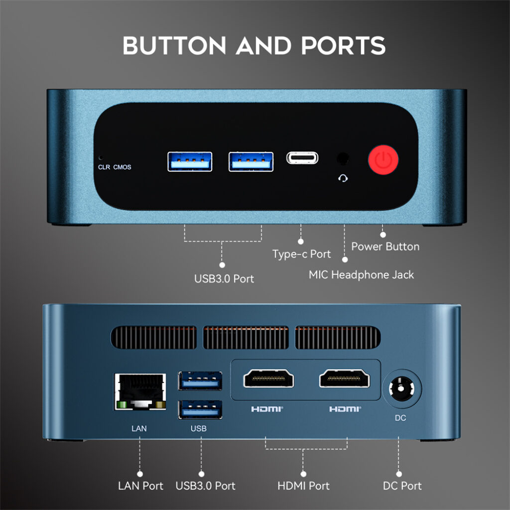 Trigkey Speed S10 i5-1035G1 – Mini pcs comparison