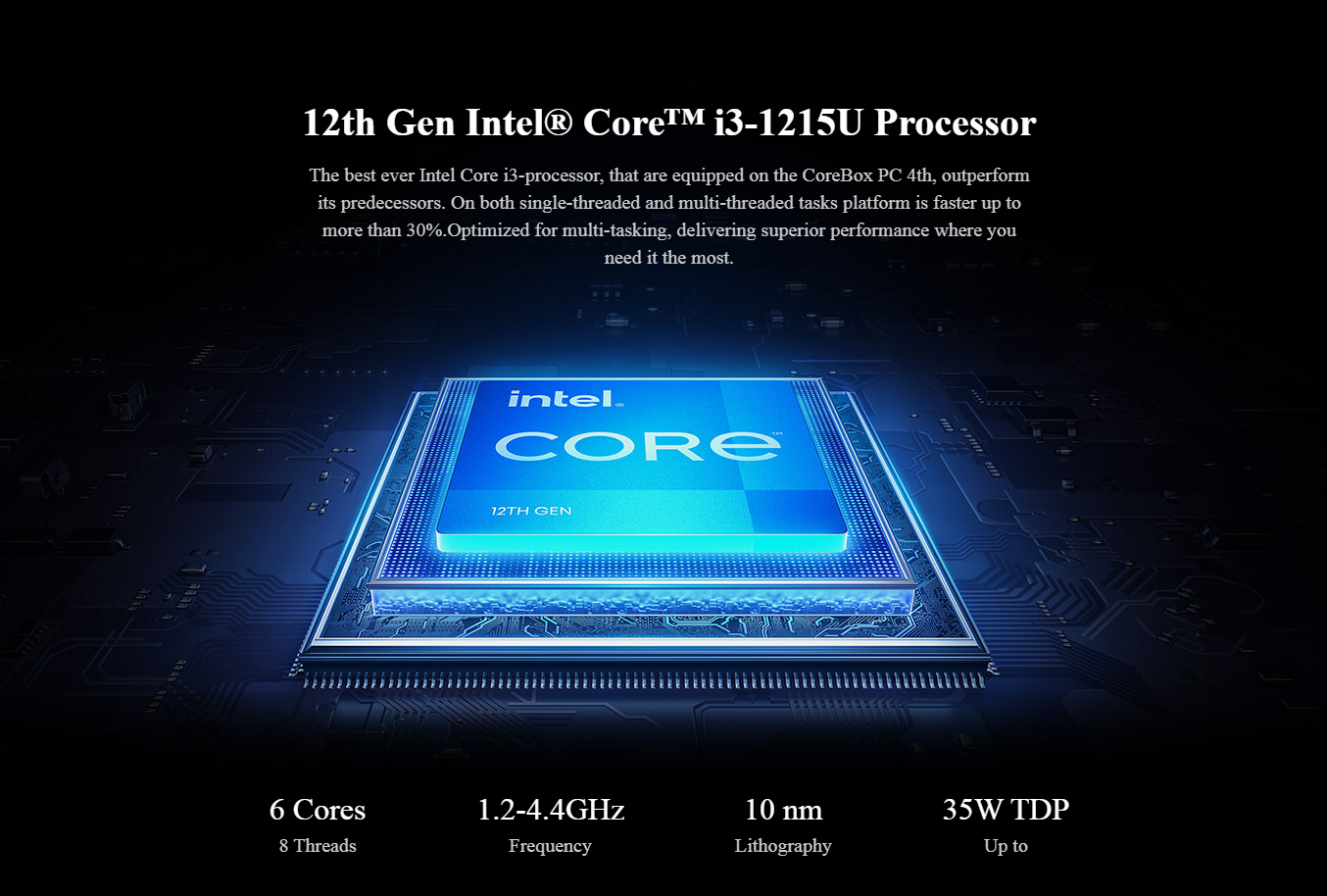 CHUWI CoreBox 4th intel core i3 1215u mini pc