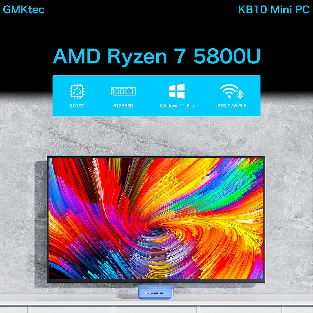 GMKtec NucBox 10 AMD Ryzen 7 5800U mini pc