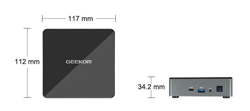 Geekom Mini Air 11 Intel Celeron N5095 / N5105 mini pc