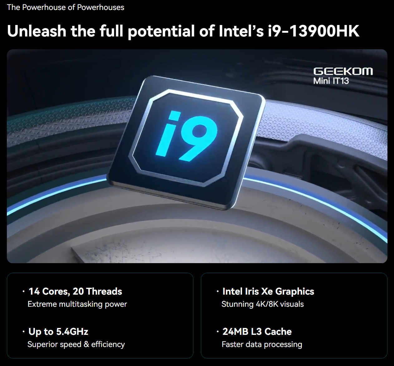 Geekom IT13 2025 Edition i9 13900HK mini pc