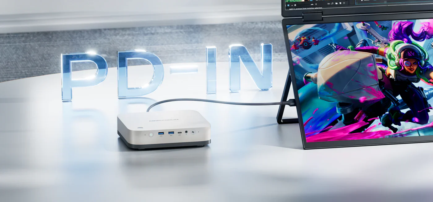 MINISFORUM Mini PC AI X1 Pro AMD Ryzen AI 9 HX370(12 Cores/24 Threads, up to 5.1GHz)&AMD Radeon 890M Mini Gaming Computer,64GB DDR5 1TB PCIe 4.0 SSD, 8K Quad Display,Dual 2.5 LAN/WiFi 7/BT5.4/Oculink