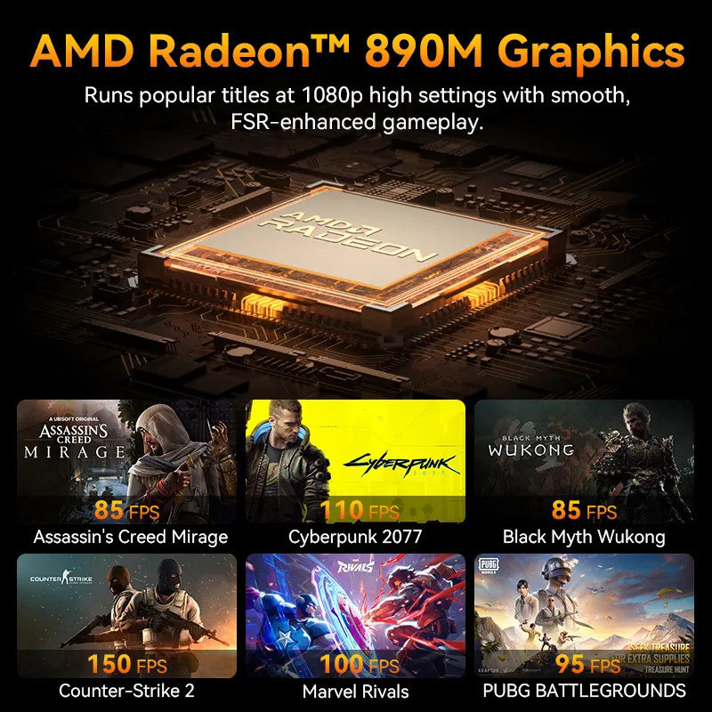 GEEKOM A9 Max AI Mini PC AMD Ryzen™ AI 9 HX
