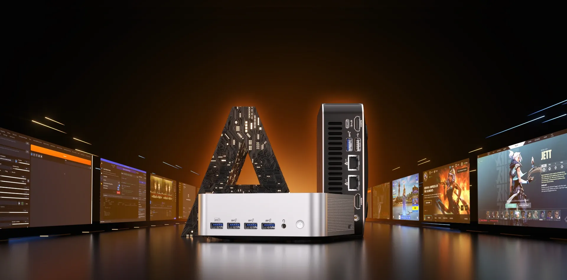 GEEKOM A9 Max AI Mini PC AMD Ryzen™ AI 9 HX 37