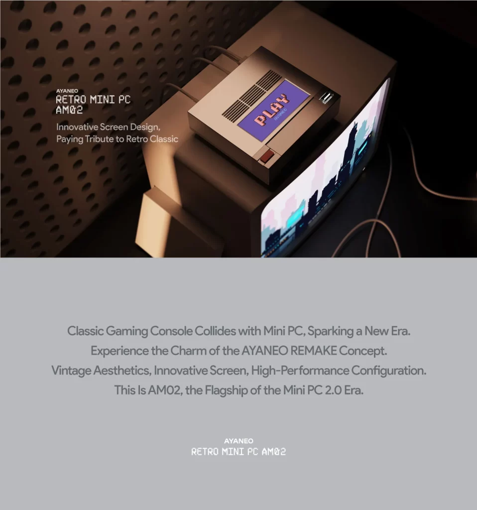 AYANEO Retro Mini PC AM02 AMD Ryzen 7 7840HS