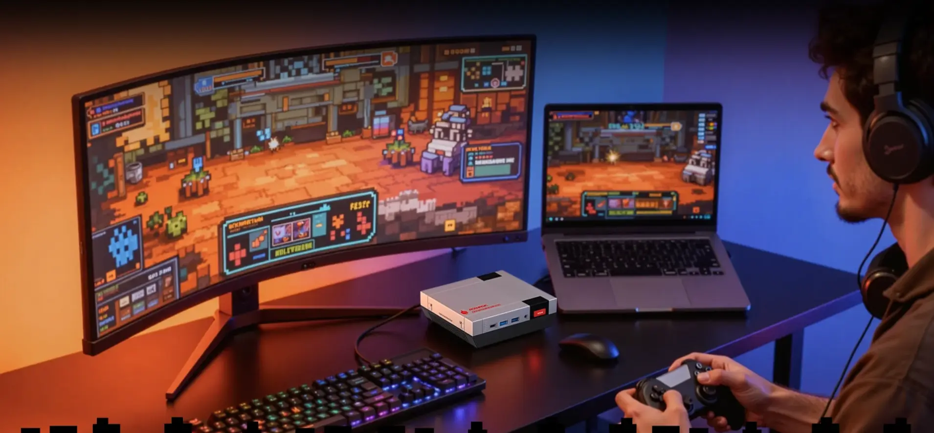 Acemagic Retro X5 AMD Ryzen AI 9 HX 370 mini pc