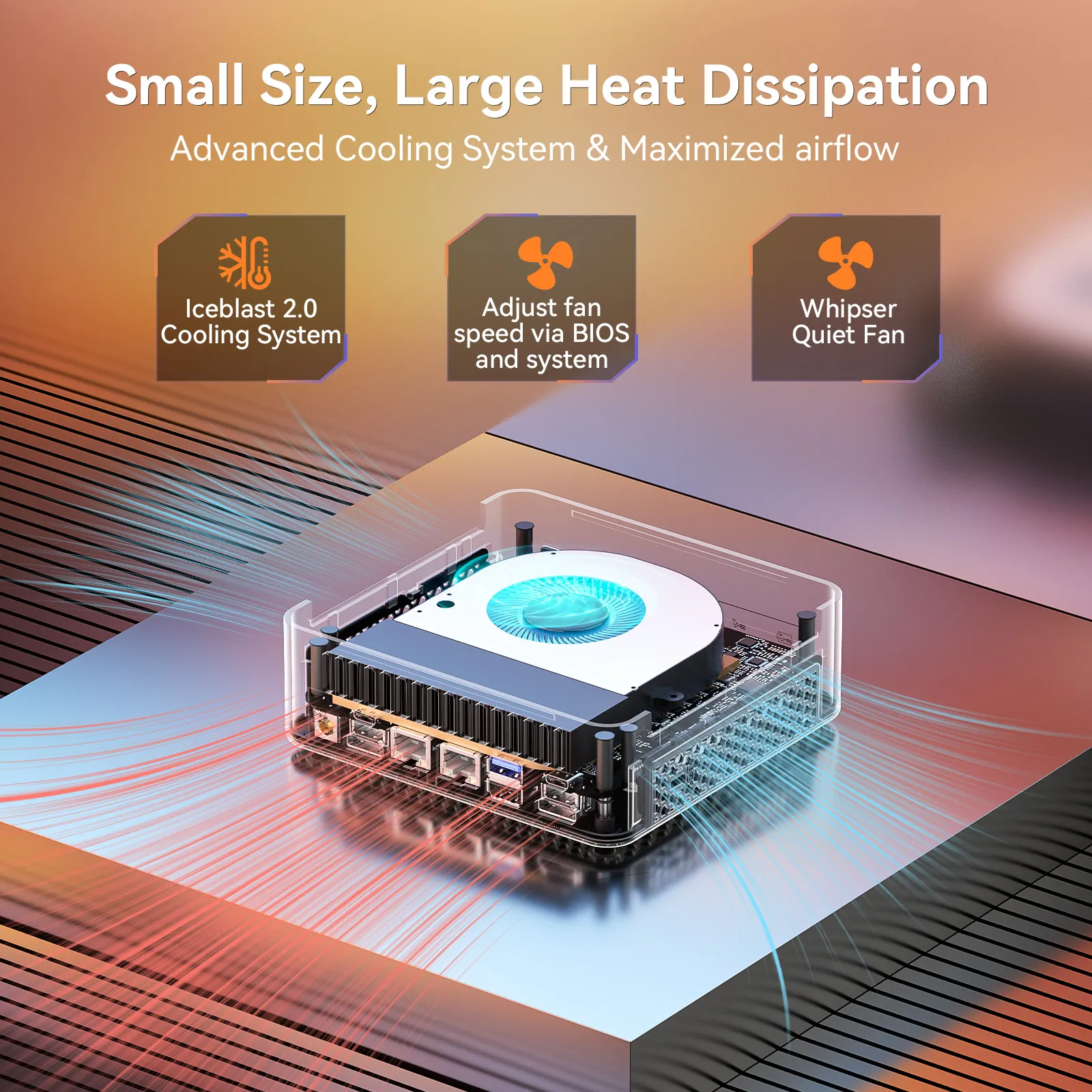GEEKOM A8 Max AI Mini PC AMD Ryzen™ 7 8745HS